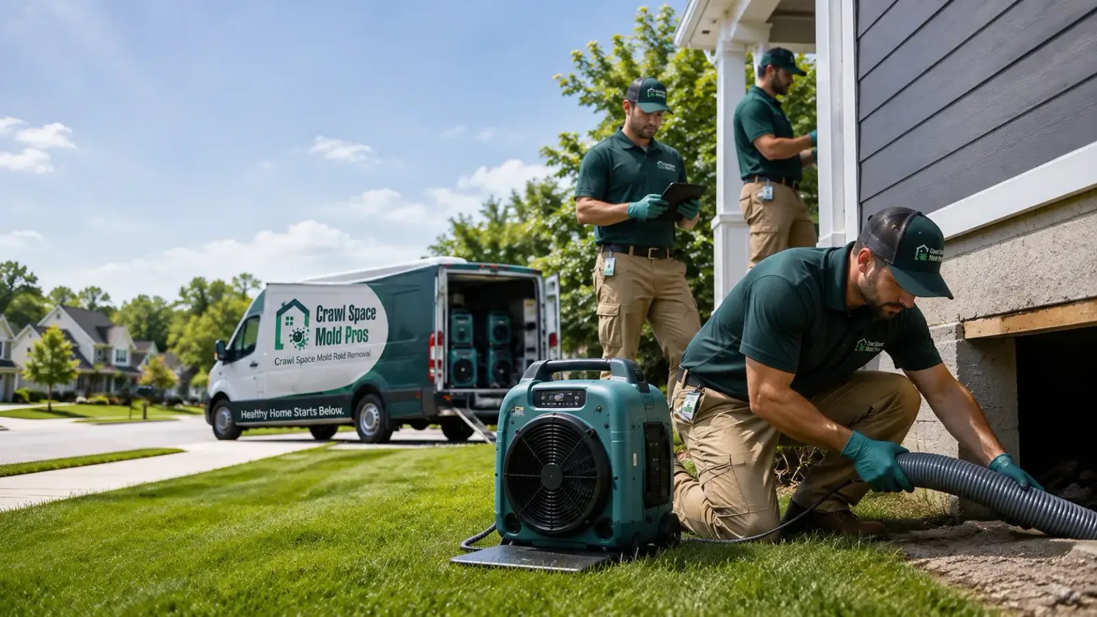 Crawl Space Mold Removal in Rockdale, TX
